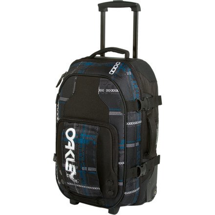 Oakley Mens Carry On Rolling Bag (Digi Plaid)