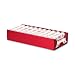 MMF Industries Rolled Coin Aluminum Tray with Denomination and Quantity Etched on Side, Red (211010107)