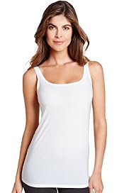 Scoop Neck Stretch Bonded Vest