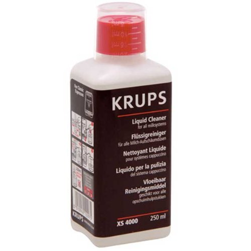 Krups XS4000E Liquid Cleaner for All Milk Systems, 250-Ml