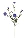 Faux 23 Bachelor Button Spray Blue Helio (Pack of 12)