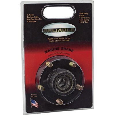 Reliable Marine Grade High Speed Hub - 5 on 4 1/2in., Model# 225