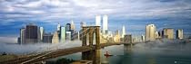 New York, New York, Brooklyn Bridge Photography Poster Print, 36x12