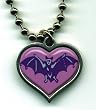 Hand Made Womens Retro 'BAT' Chain Necklace Pendant