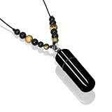Power Bullet MiVibe 26 Beaded Necklace with Detachable 3-Speed Power Bullet, Black Necklace/Black Bullet