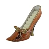 Bejeweled Dragonfly Ring Holder Shoe Sequined Pumpkin