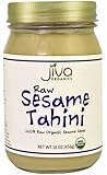 Jiva Organics RAW Organic Sesame Tahini 16-Ounce Jar
