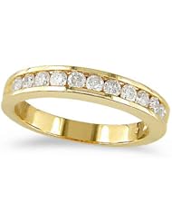 Birthstone Company 14K Yellow Gold Diamond Diamond Band Ring