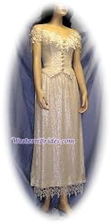 Venice Lace 2-Piece Corset Set in Ivory