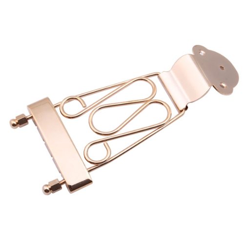 Generic Gold Deluxe 4 String Bass Trapeze Tailpiece Wired Frame
