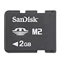 SanDisk SDMSM2-002G-A11M 2.0 GB Memory Stick Micro (Retail Package)