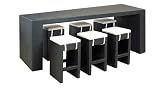 San Francisco 7-piece Wicker Bar Set