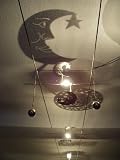 Switch Lichtdesign Seilsystem Schattenspiel mit beleuchteter Deckentrafo,Mond,Sonne,Mond & Sterne,B-Franklin,Hyroglyphen,Mainhattan
