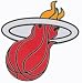 Miami Heat NBA Basketball Logo Hitch Plug Receiver Cover - Large