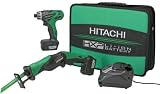 Hitachi KC10DBL 10.8V Lithium-Ion Micro Drill & Micro Reciprocating Saw Combo Kit