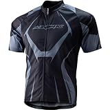 Azonic Generator Mens Bike Sports BMX Jersey - Black / Large