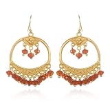 Satya Jewelry Gold Vermeil Carnelian Siren Ear