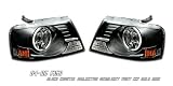 04-06 FORD F150 CCFL HEADLIGHT BLACK CRYSTAL W/CCFL HALO RING