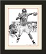 Atlanta Falcons Framed Michael Vick Atlanta Falcons By Michael Mellett -