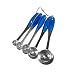 Endurance Splash Measuring Spoons - Blue Inlay (Blue) (1.5"H x 1.5"W x 6"D)