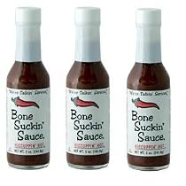 Bone Suckin' Sauce Hiccuppin' Hot Sauce 3-5oz bottles
