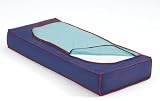 UNDERBED CHEST 109 X 46 X 15CM pdq - DARK BLUE/TURQUOISE
