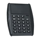 Black Basic Flip Calculator - Office Fun & Office Stationery