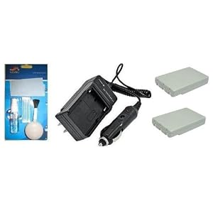 Multipack (2 Count): Superior Quality Replacement Battery PLUS Mini Battery Travel Charger for... by 