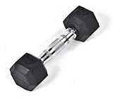 Body Solid Rubber Coated Hex Dumbbell