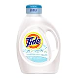 Tide Free and Gentle Liquid, 100.0-Ounce Bottles (Pack of 4) (Package May Vary)