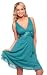 Flowy Strap Evening Bridesmaid Prom Cocktail Party Mini Dress