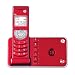 GE Designer Series Ultra-Slim Cordless Phone - Red