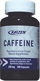 Kaizen Caffeine 200mg 100 Capsules
