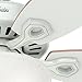 Hunter Fan Company 53089 Builder Deluxe Indoor Ceiling Fan with LED Light and Pull Chain Control, 52