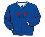 Personalized custom embroidered Cheerleading Mom design on nylon windshirt