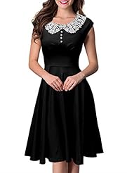 Floral Print Cap Sleeves Cotton/Nylon/Spandex Vintage Ruched Cocktail Evening Dress/Bridesmaid Dress/Party Dress 