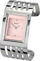 Seksy' Wristwear by Sekonda Ladies Watch 4195.37 with Pink Face and Stainless Steel Bangle