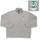 Colorado State Rams NCAA Glacier Fleece Pullover Sweatshirt (Grey Heather) at Antigua