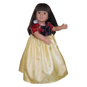 Deluxe Snow White Doll Dress by Little Adventures