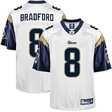 Reebok Sam Bradford St. Louis Rams White Authentic Jersey Size 50