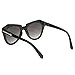 zeroUV - Modern Thick Cat Eye / Horn Rimmed Cross Sunglasses Edgy Retro Style Eyewear