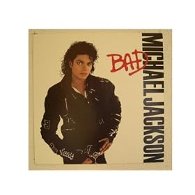 Michael Jackson 2 sided Poster Bad