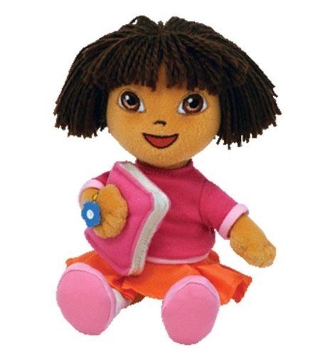 Ty Beanie Baby Peluche Dora l'Exploratrice Rentrée Des Classes 20 Cm