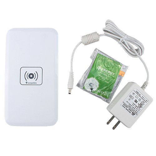 AGPtek® White QI Wireless Charger Pad for Samsung Galaxy Note 2 (receiver included), Nexus4, HTC8X, Droid DNA, Lumia920, Lumia810 AGPtek® White QI Wireless Charger Pad for Samsung Galaxy Note 2 (receiver included), Nexus4, HTC8X, Droid DNA, Lumia920, Lumia810