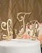 Ivy Lane Design Monogram Crystal Cake Top Letter K, Gold-Tone 4.5 Inch