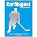 Ice Hockey Player Male Car Magnet