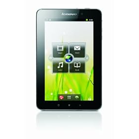 Lenovo A1 7 inch Multi Touch Tablet (Cortex A8 1GHz, 16Gb Storage, 512Mb RAM, Dual Camera (0.3MP front/3MP rear), Android 2.3.4) - Black