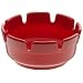 Gessner 263R 4-Inch Diameter by 1.5-Inch Depth Red Color Phenolic Deep Ashtray (Case of 72)