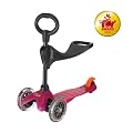 Mini Micro 3in1 Scooter Pink with Seat and O-Bar Handle