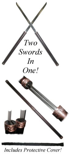 ALL STEEL 2 in 1 Ninja Swords